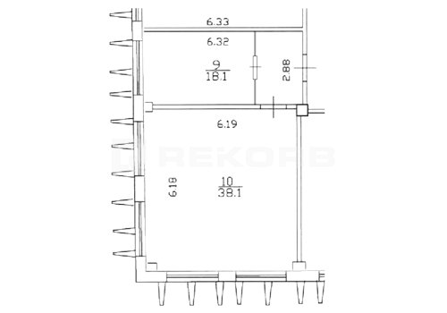 Офис в Санкт-Петербурге 56 кв.м. Фото №2