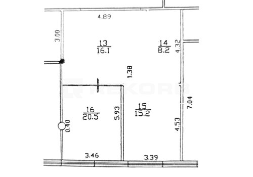 Снять офис в Санкт-Петербурге 60 кв.м. Фото №1