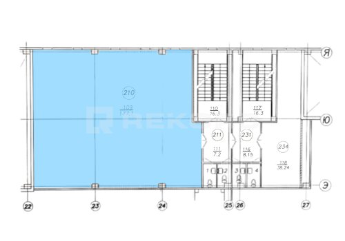 Предлагаем офис в Спб 177 кв.м. Фото №1