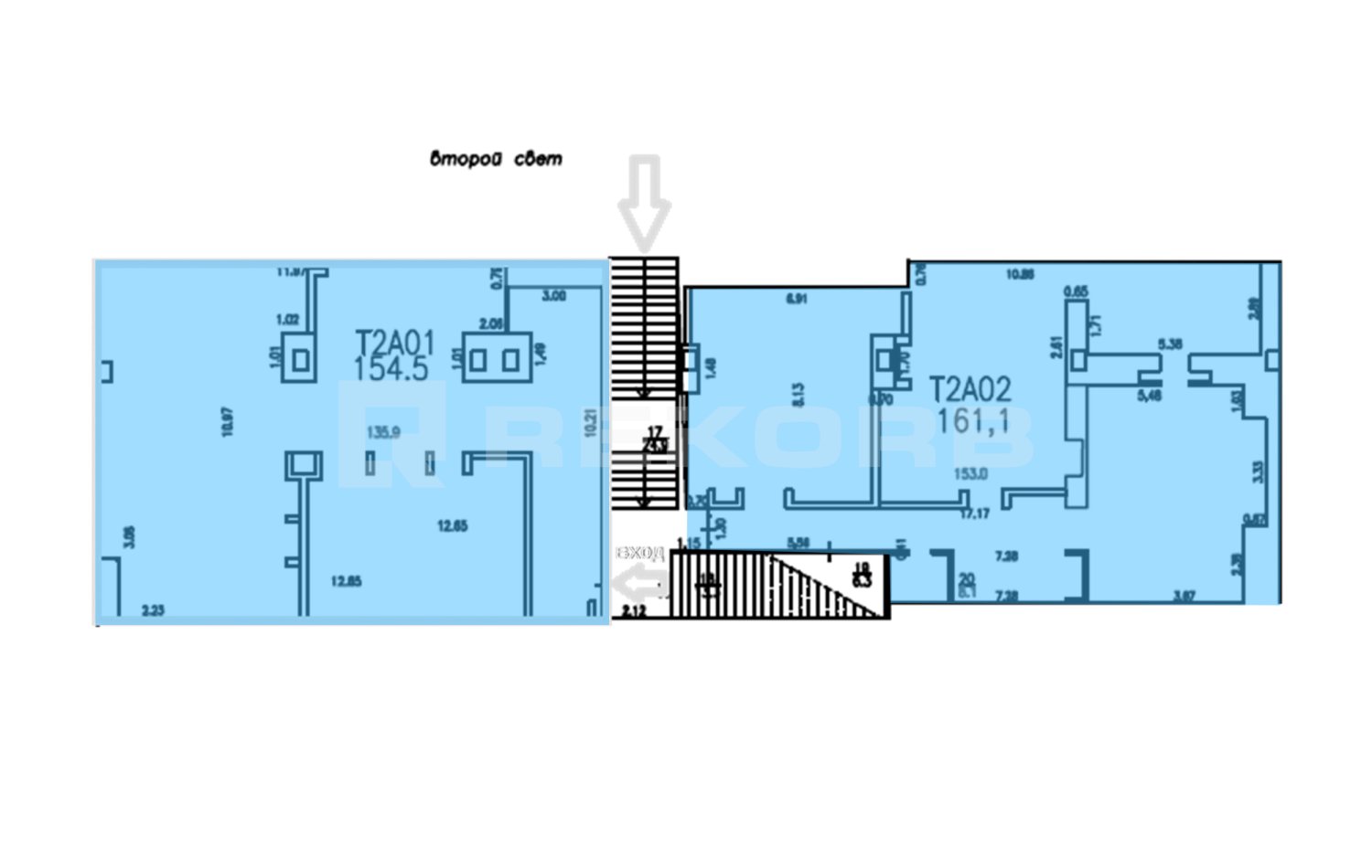 Офис в аренду 316 кв.м. в БЦ Светлановский - фото 3