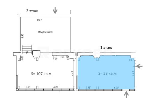 Сдается помещение в Спб 53 кв.м. Фото №2