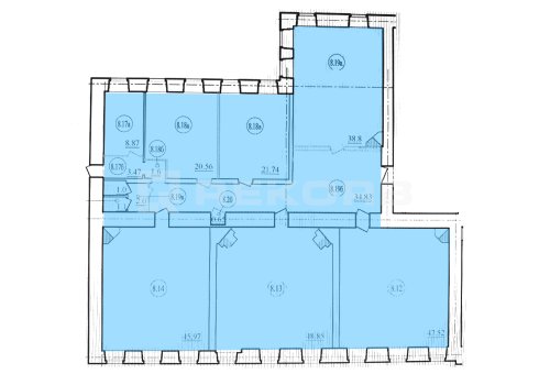 Аренда офиса в Спб 292 кв.м. Фото №2