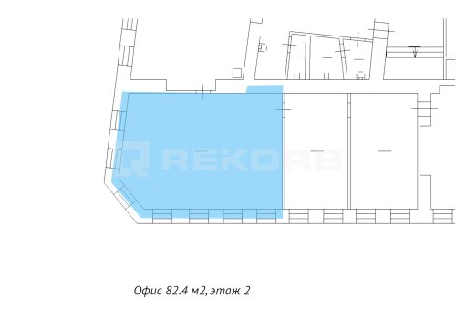 Снять офис в Санкт-Петербурге 83 кв.м. Фото №