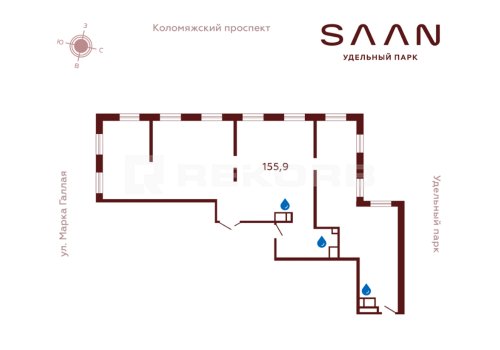 Предлагается на продажу в Спб 155,9 кв.м. Фото №2