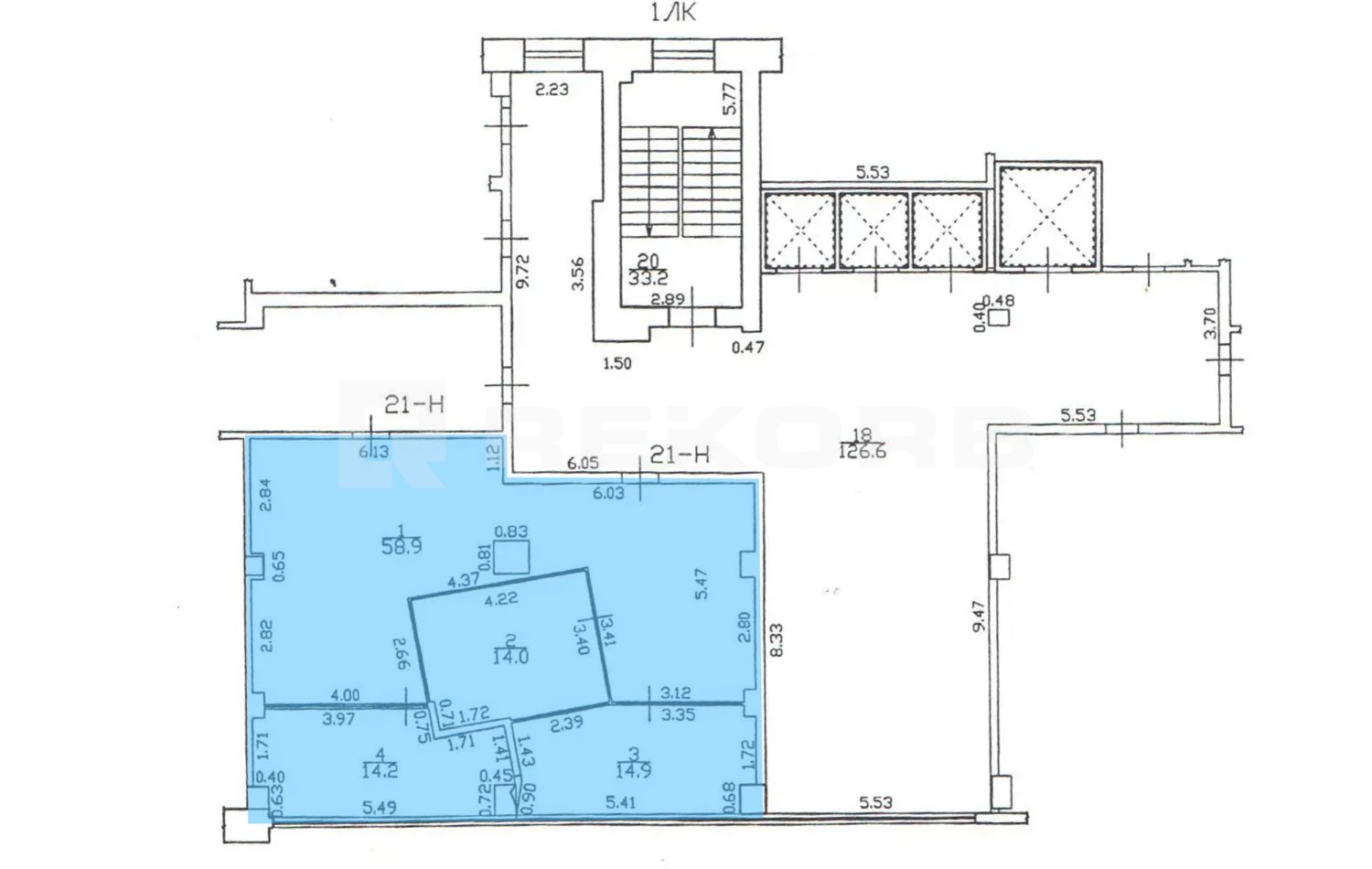 Офис в аренду 109 кв.м. в БЦ Нарвские Ворота - фото 1