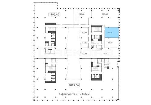 Продажа офиса в Санкт-Петербурге 95,39 кв.м. Фото №1