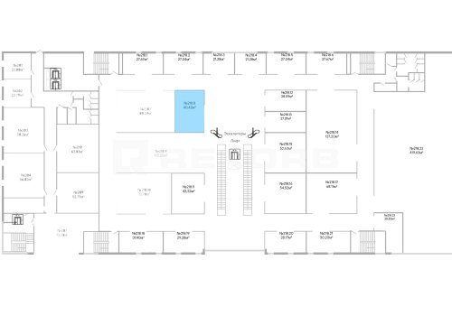 Купить офис в Санкт-Петербурге 40,42 кв.м. Фото №1