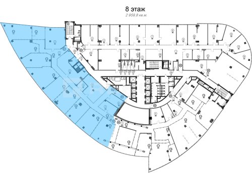 Предлагаем офис в Санкт-Петербурге 962 кв.м. Фото №2