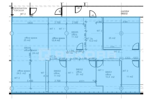У налоговой №23 предлагается офис в Санкт-Петербурге 205 кв.м. Фото №1