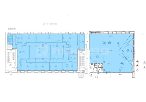Аренда офиса в Спб 691 кв.м. Фото №3