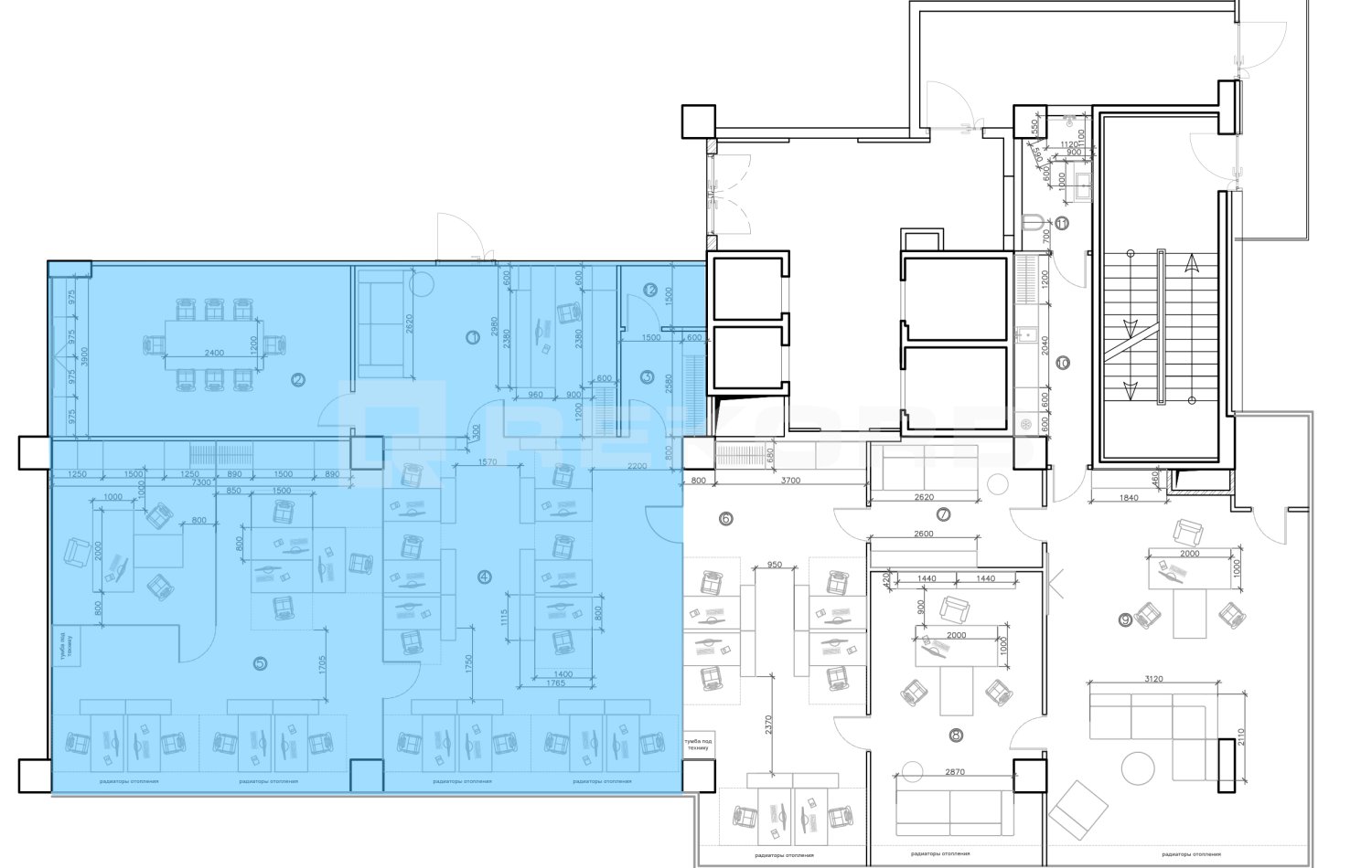 Офис в аренду 200 кв.м. в БЦ Asgard - фото 3