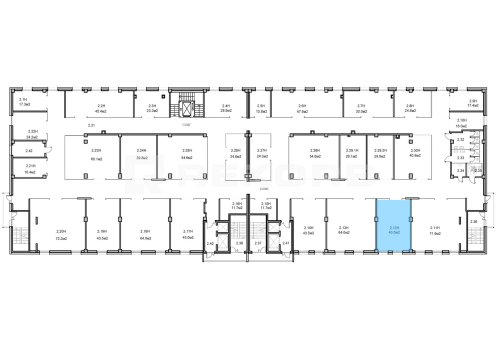 К покупке предлагается торговое помещение в Спб 43,5 кв.м. Фото №2
