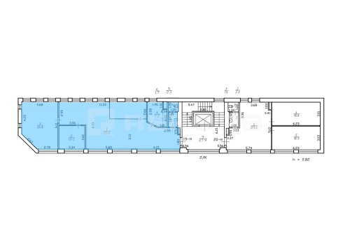 Снять офис в Санкт-Петербурге 118 кв.м. Фото №1