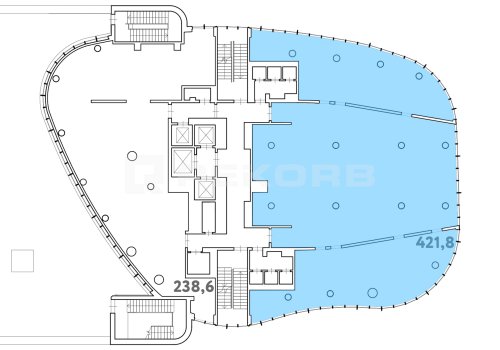 Аренда офиса в Спб 422 кв.м. Фото №2