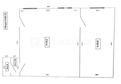 Предлагается помещение в Спб 83 кв.м. Фото №2