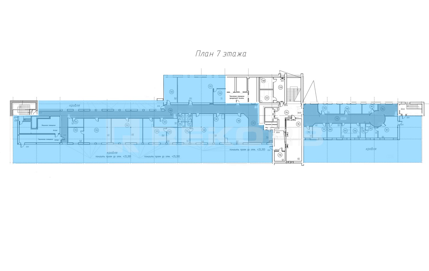 Офис в аренду 1 223 кв.м. в БЦ Левашовский - фото 1
