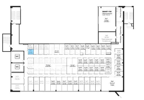Купить офис в Санкт-Петербурге 5,10 кв.м. Фото №1
