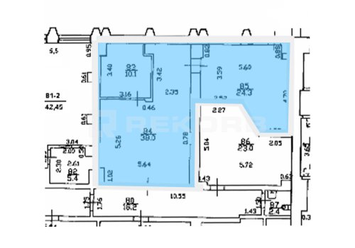 Аренда офиса в Спб 72 кв.м. Фото №1