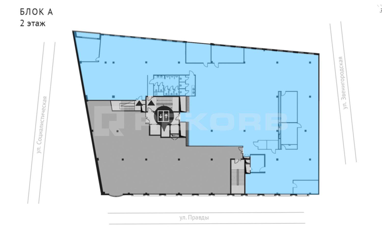 Офис в аренду 1 458 кв.м. в БЦ ICON Марата 69-71 - фото 4