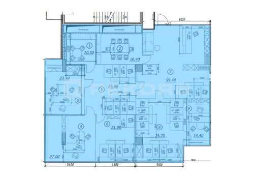 Аренда офиса в Санкт-Петербурге 236 кв.м. Фото №1