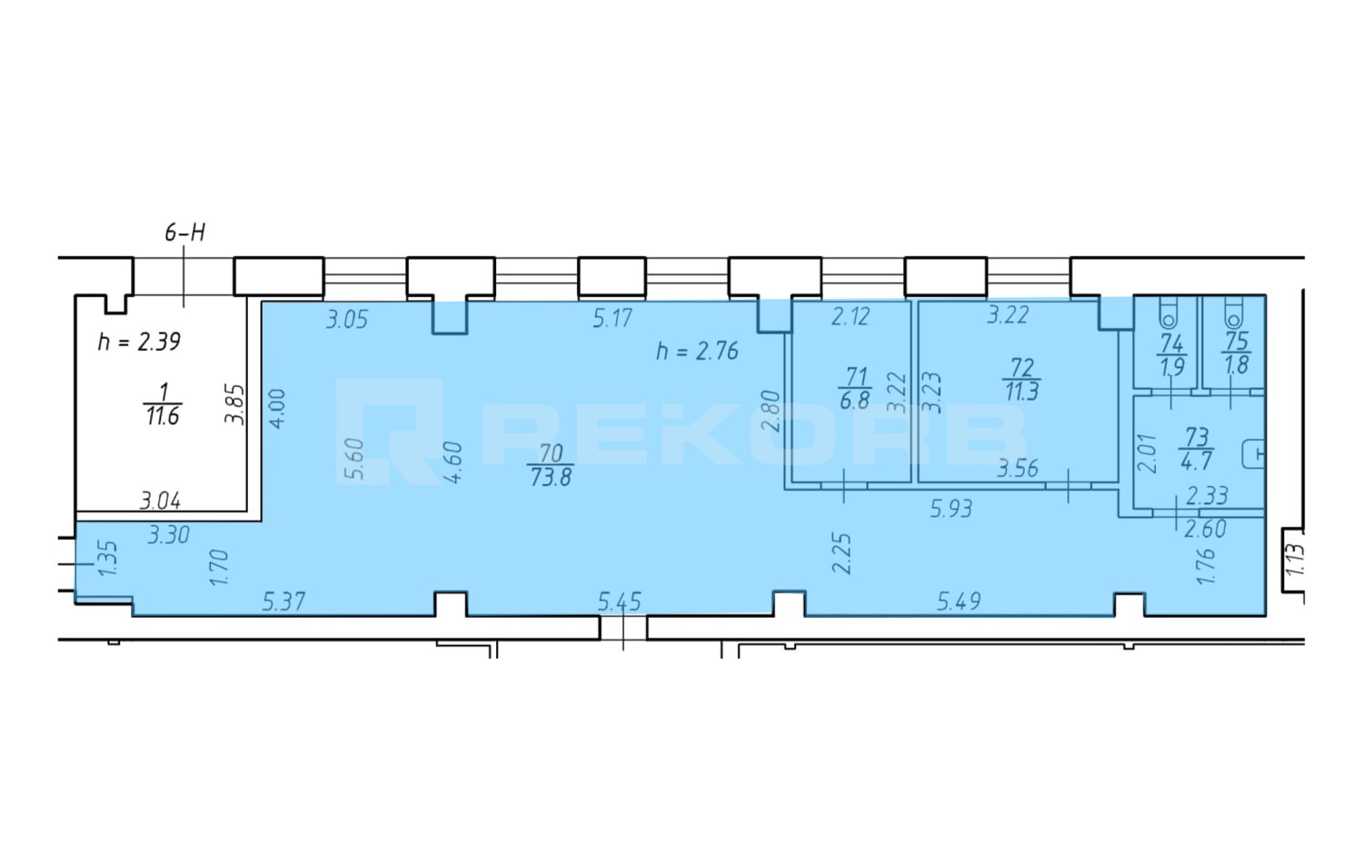 Офис в аренду 102 кв.м. в БЦ Style - фото 3