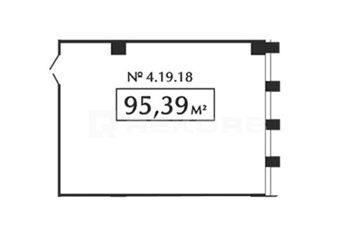 Предлагается на продажу в Спб 95,39 кв.м. Фото №1