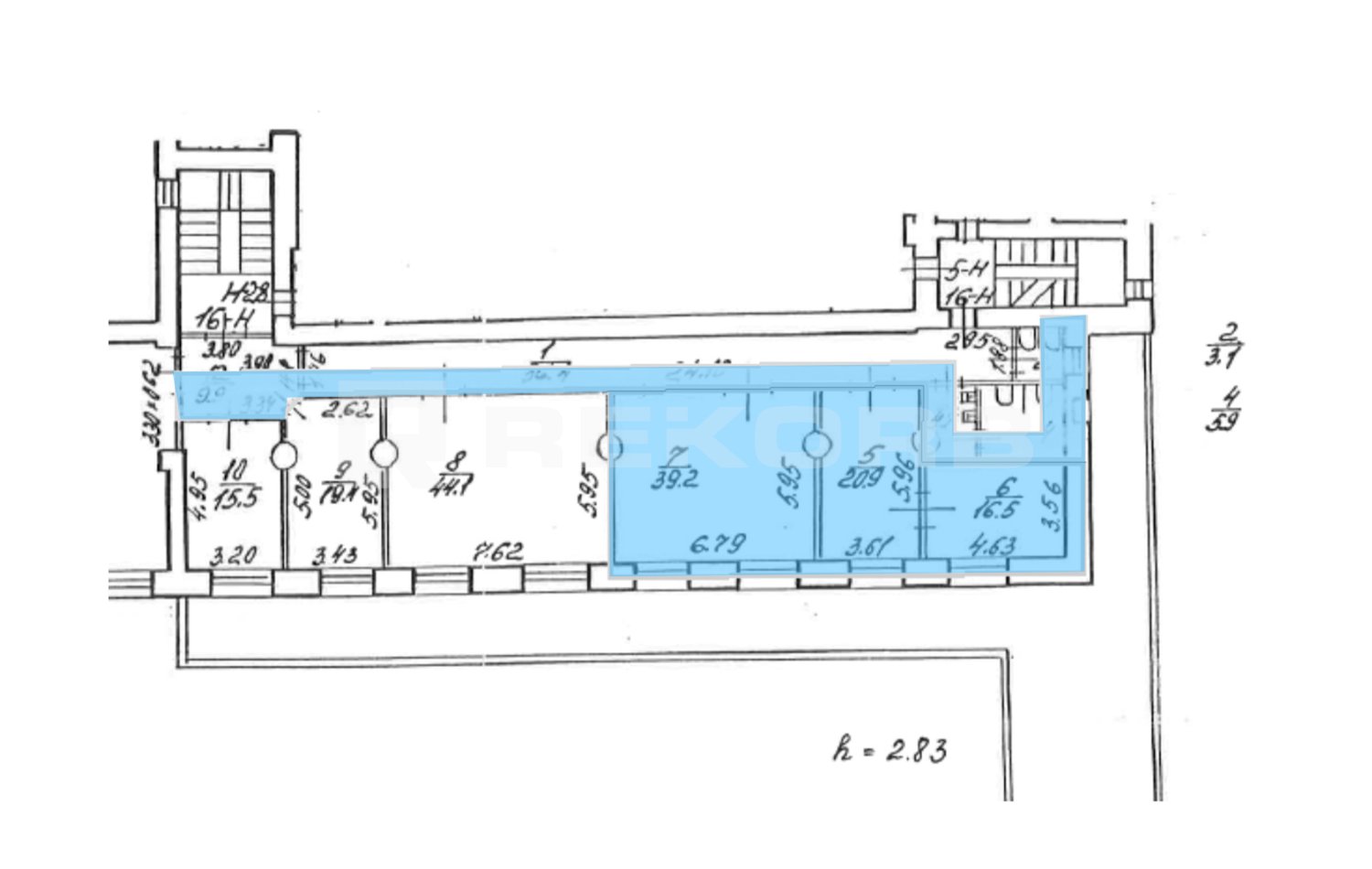 Офис в аренду 147 кв.м. в БЦ Троицкая площадь 1 - фото 3