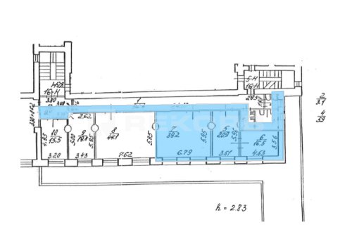 Офисное помещение в Санкт-Петербурге 147 кв.м. Фото №3