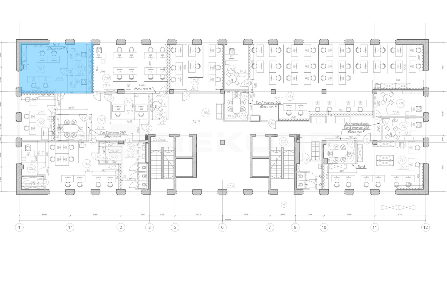 Офис в аренду 77 кв.м. в БЦ ПетроКонгресс - фото 3