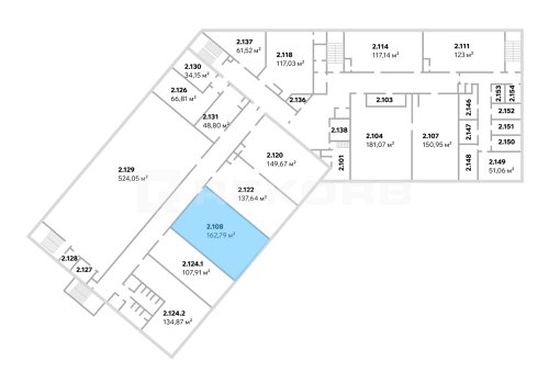 К покупке предлагается помещение в Спб 162,79 кв.м. Фото №1