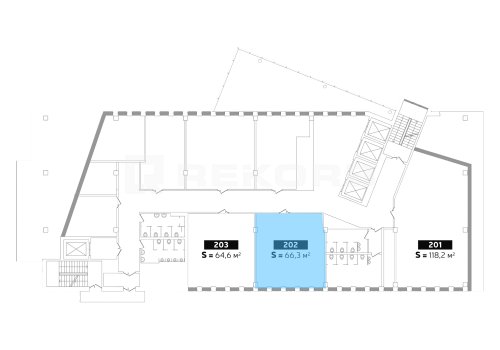 Офис в аренду в Спб 66 кв.м. Фото №2