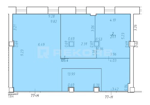Предлагается в аренду в Спб 126 кв.м. Фото №2
