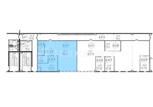 Офис у метро Шушары в Санкт-Петербурге 119 кв.м. Фото №2