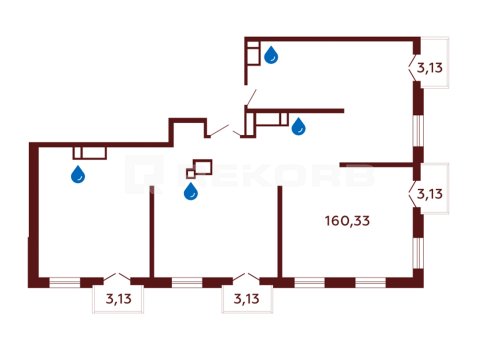 Предлагается на продажу в Спб 172,9 кв.м. Фото №2