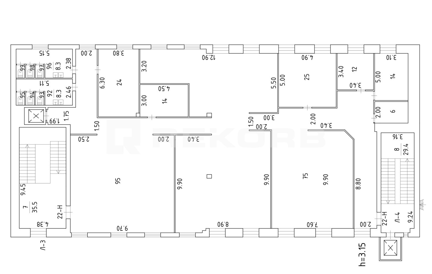 Офис в аренду 511 кв.м. в БЦ Призма - фото 3