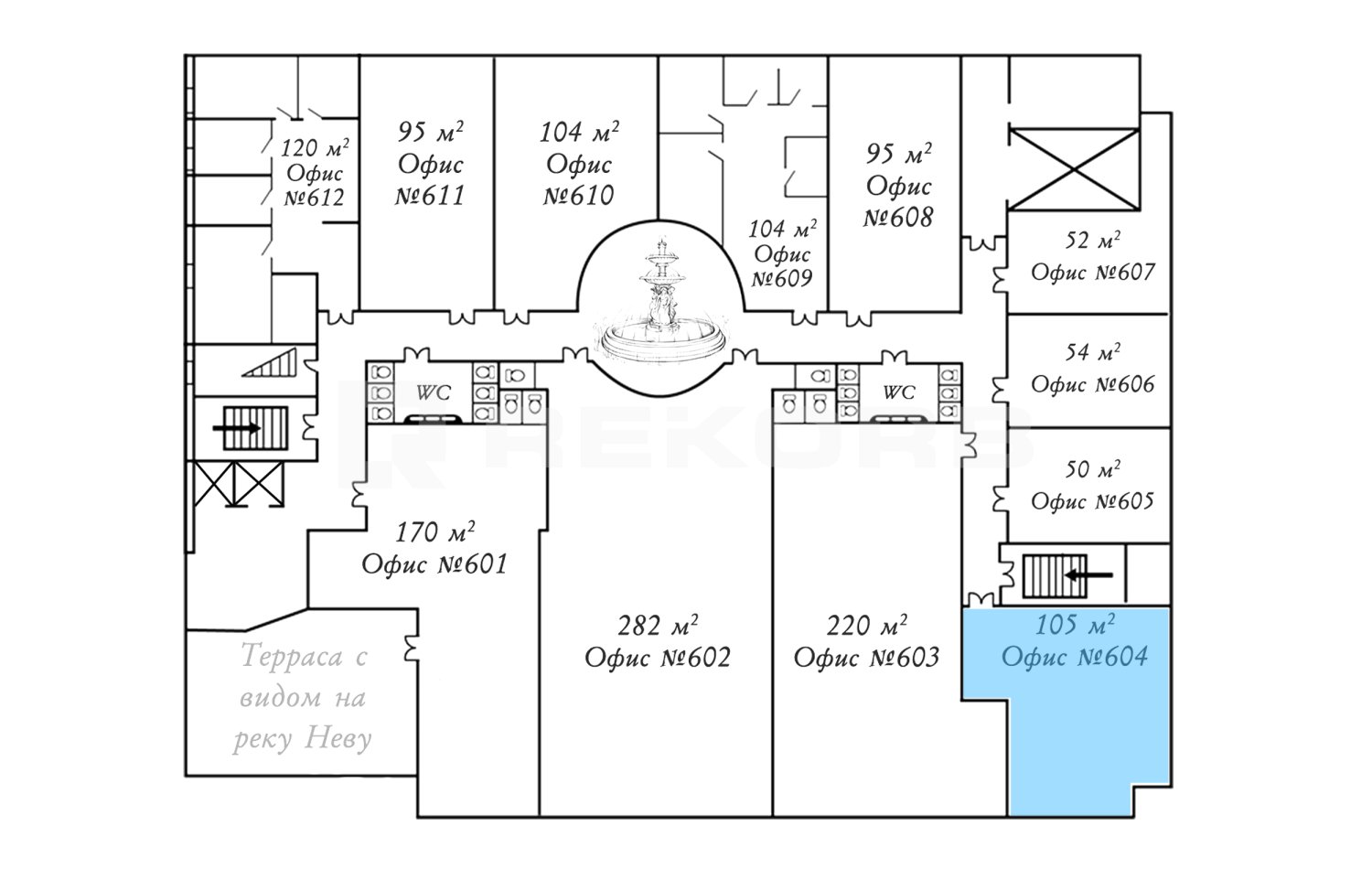 Офис в аренду 105 кв.м. в БЦ Gregory's Palace - фото 3