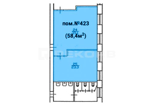 Предлагается помещение в Спб 58 кв.м. Фото №2