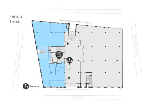 Офис в аренду в Спб 1 458 кв.м. Фото №2