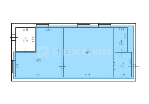 Офис в аренду в Санкт-Петербурге 70 кв.м. Фото №2