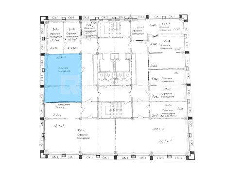 Аренда офиса 56 кв.м. - фото 32967