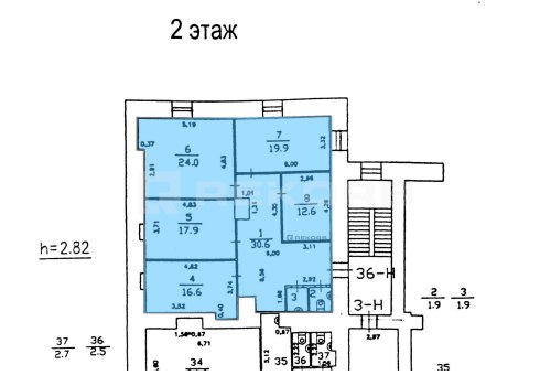 Офис у метро Достоевская в Санкт-Петербурге 125 кв.м. Фото №2