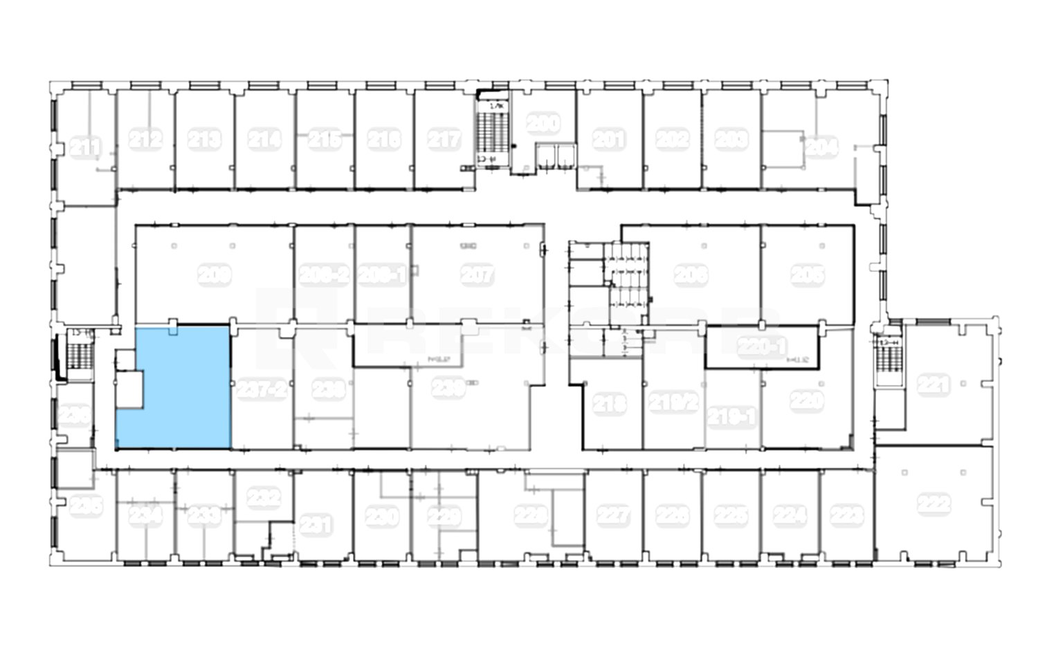 Офис в аренду 123 кв.м. в БЦ Фернан Леже - фото 1