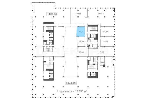 Офис на продажу в Санкт-Петербурге 62,31 кв.м. Фото №1