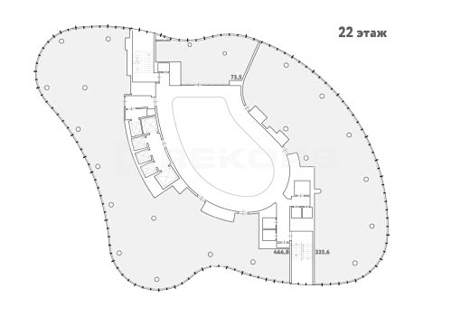 Предлагаем офис в Санкт-Петербурге 1 032 кв.м. Фото №2