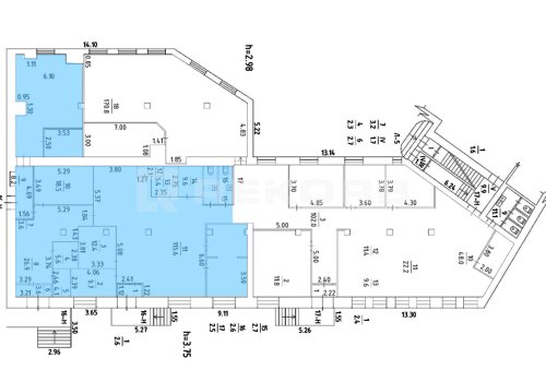 Офисное помещение в Санкт-Петербурге 284 кв.м. Фото №2