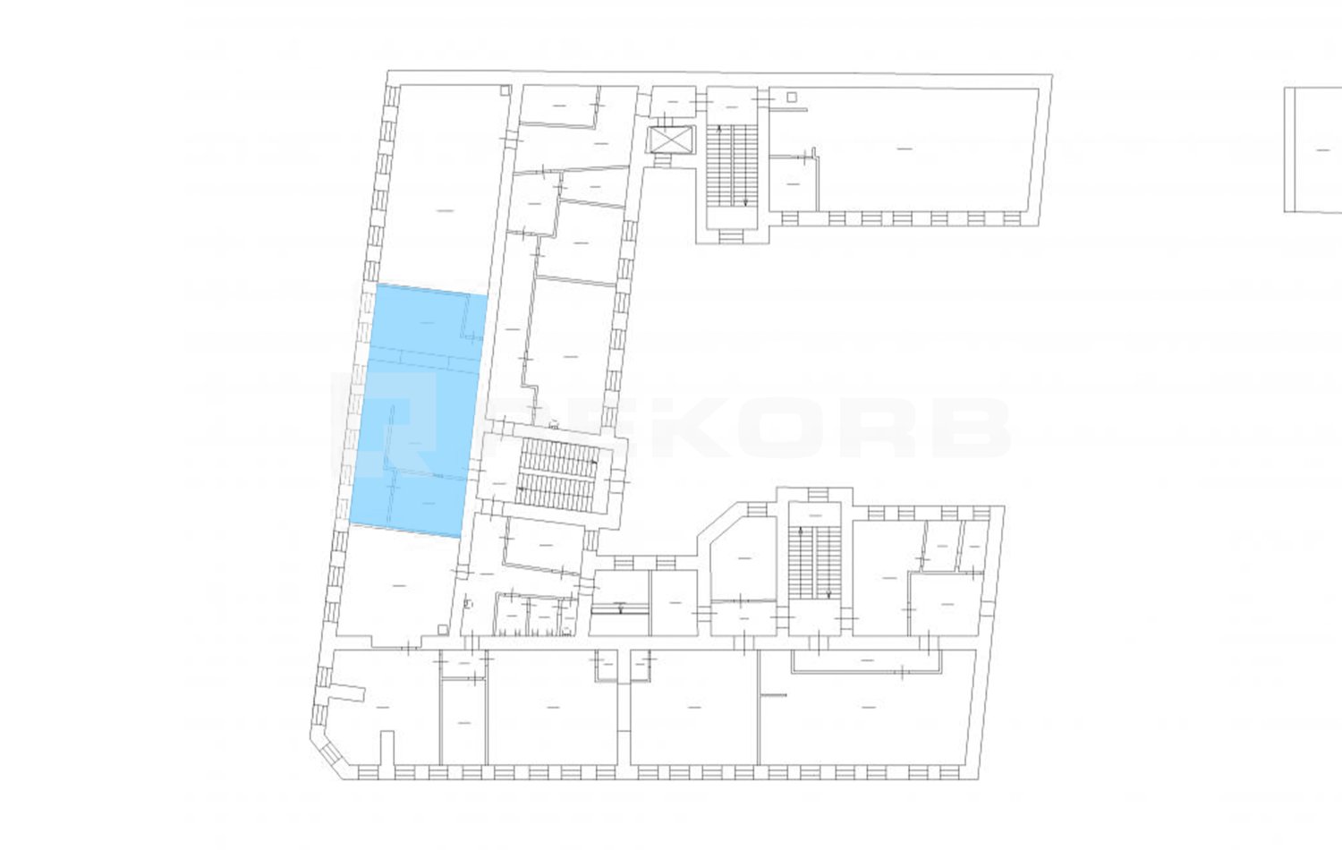 Офис в аренду 126 кв.м. в БЦ Рассвет - фото 3