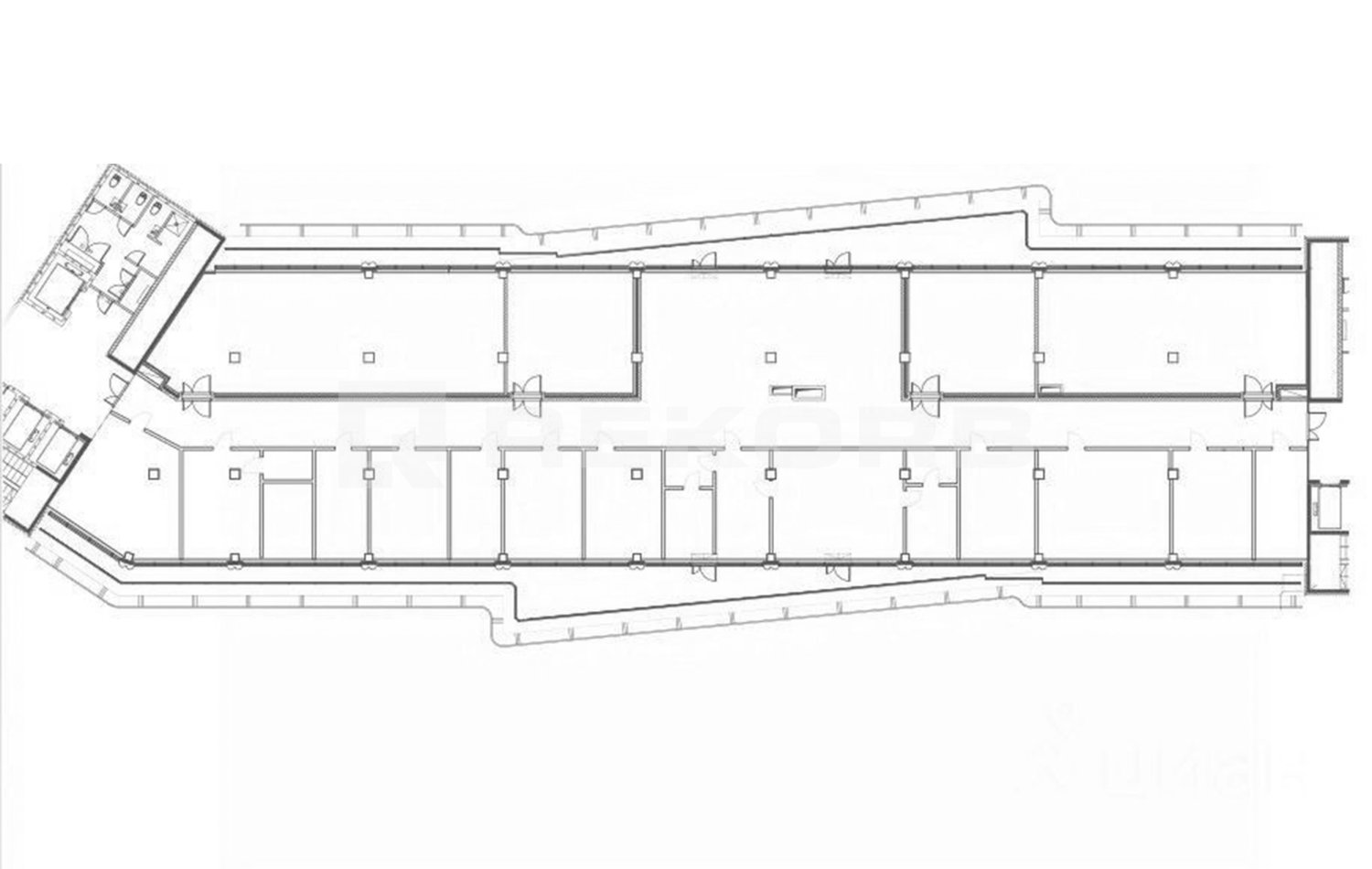 Офис в аренду 704 кв.м. в БЦ Пулково Скай - фото 1