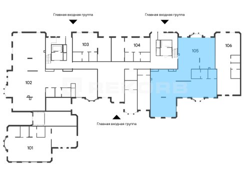 Продается помещение в Спб 226,3 кв.м. Фото №1