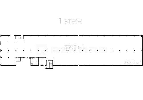 Аренда склада 3 400 кв.м. - фото 1143811