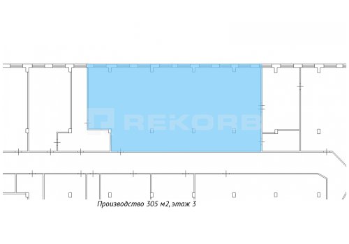 Помещение под склад в Санкт-Петербурге 305 кв.м. Фото №2